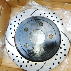 Drilled  And Slotted Rotors " Brand New"