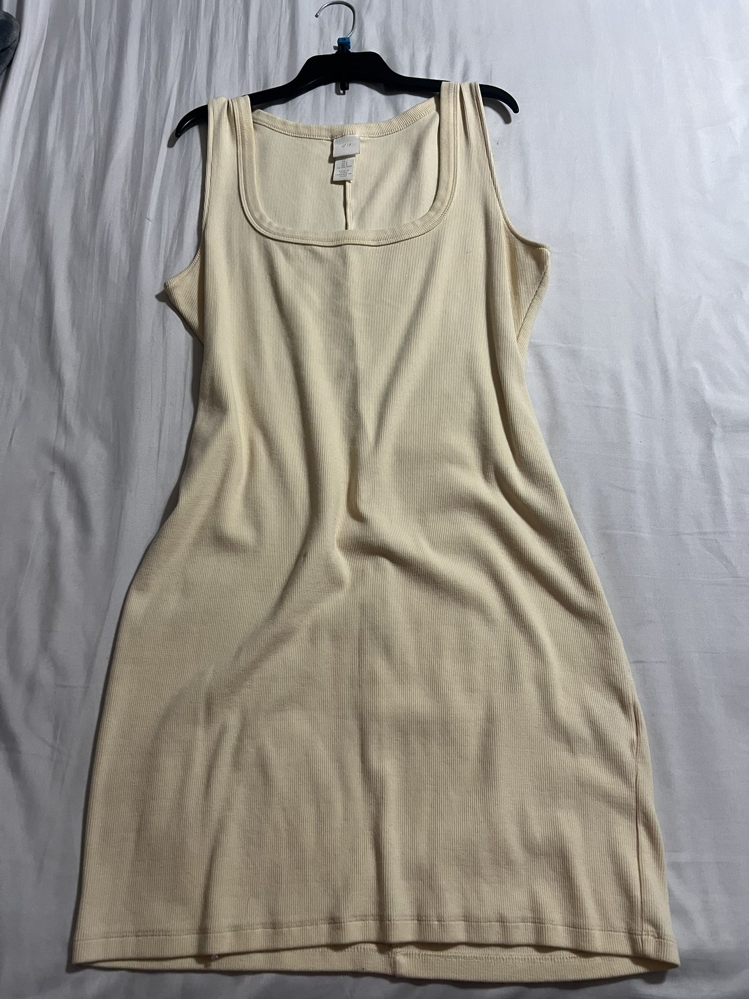 h&m ribbed tank dress