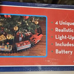 Christmas Train Set made by the Blue Hat Toy Company