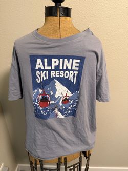 Alpine Ski Resort Graphic T-Shirt