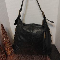 HOBO Int. Black Leather Bag