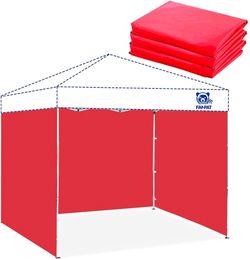 10x10 Canopy Sidewalls for Canopy Frame, Black (3Pcs Sidewalls Only)