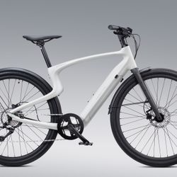 Urtopia Carbon 1 Pro Smart Electric Bicycle Medium Size Crème White Color