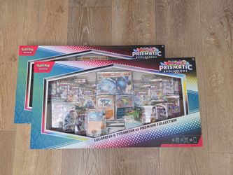 Prismatic Evolutions  Lucario ex & Tyranitar ex Premium Collection