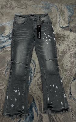 purple jeans