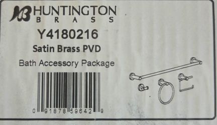 Bath accessory package