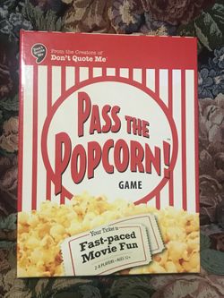 Game pass the popcorn- game about star- actors and movies they play in