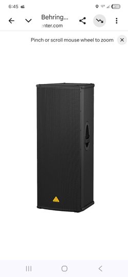 Behringer PA Speakers