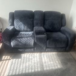Kai Dual Power Motion Console Loveseat