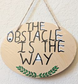 Hand painted Wooden Sign