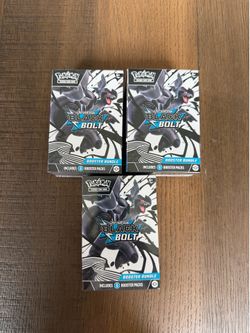 Pokemon TCG SV Black Bolt Booster Bundle New Sealed