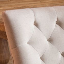 Curtis Dining Linen Chair, Beige