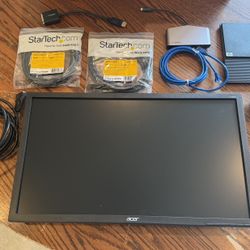 Dell And Acer Monitors, Keyboards and Accessories (PLEASE READ DESCRIPTION)