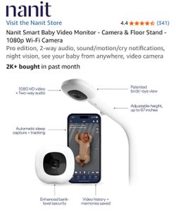Nanit baby camera set up (barely used)