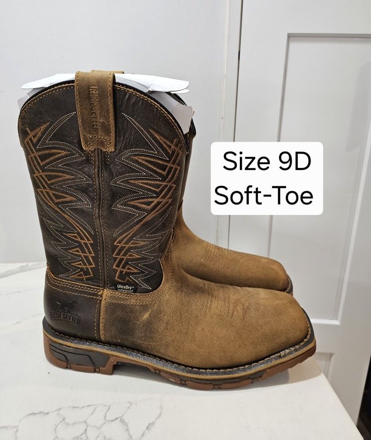 Red Wings Irish Setter Soft Toe Boots Size 9D
