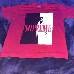 Supreme Scar face Split Tee 