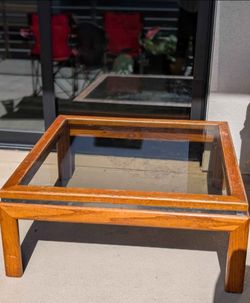 2-Piece Nested Coffee & End Table Set – Dark Wood