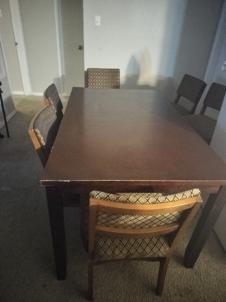 Table With Six Chairs