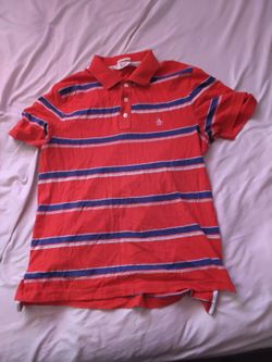 Orange Striped Shirt Size S