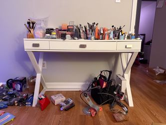 Moving  sale! Makeup Desk / table / vanity  47 x 20 x 30