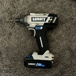 20Volt Hart brushless impact drill W/ 20v battery& charger