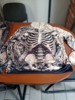 Printed fleece wear new