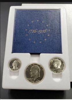 3 Coin U.S. Mint Original Box