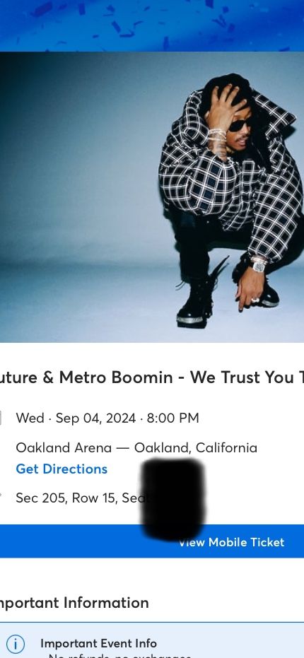 Future And Metro Boomin At Oakland Arena