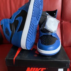 DS NIKE Air JORDAN 1 Marina Blue Sz10 ROYALS Supreme Blazer SB Snakeskin Sz10 Jordan Bred 1 Banned Lost And Found Ma Maniere Dunk Sb 3 11 6 Retro 4 