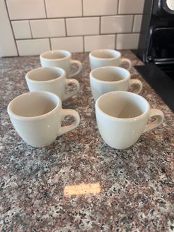 6 Pieces Turkish Coffee/Espresso Cups With Handles