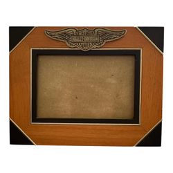 Harley Davidson Wooden Picture Frame
