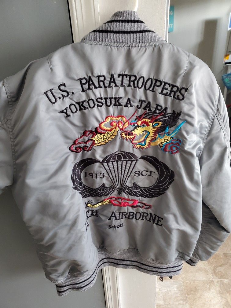 schott bomber jacket cil/mil1913 Mens Size L