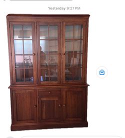 Wooden China Storage Cabinet 