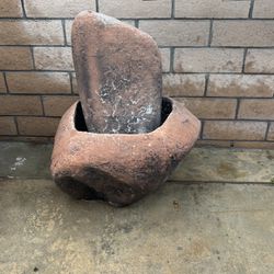Rock Fountain Or Rock Planter