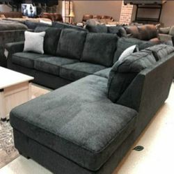 L Shaped Sectional Financing Available By ASHLEY 