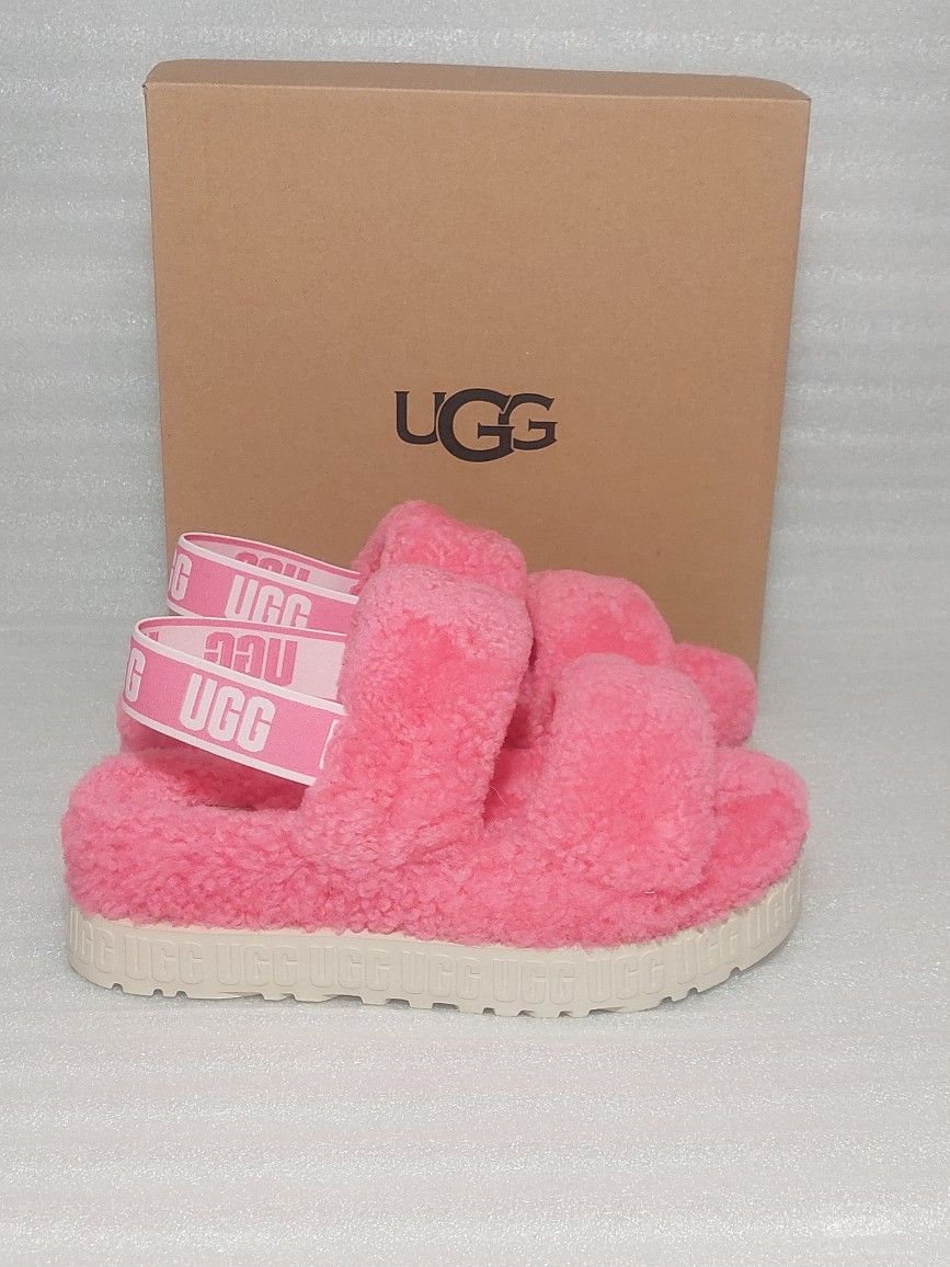 UGG Sandals Slippers Slides. Brand New In Box. Size 9 Women's Shoes. Pink. Authentic