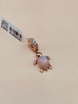 Pandora Murano Glass Pink Sea Turtle Dangle Charm 788939C01