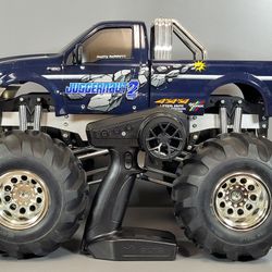 Tamiya R/C 1/10 Juggernaut 2 Ford F350 + Spektrum 2.4 + Aluminum Linkage Rod