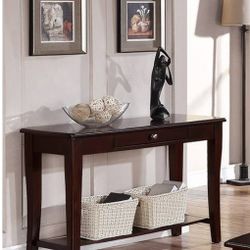 CONSOLE TABLE 48"X18" X29" H ☎️1714586,2564