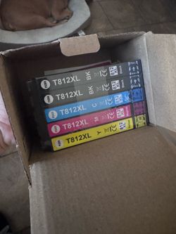 812XL printer ink 5 pack