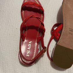 Prada , Twisted Band Sandal