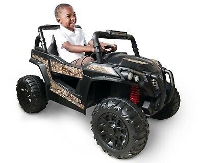 *NWOB* DYNACRAFT REALTREE 12 VOLT UTV RIDE ON TOY TRUCK | REAL LIGHT BAR & SOUNDS