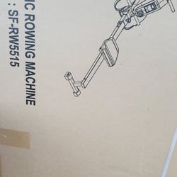 folding  magnetic row machine rower