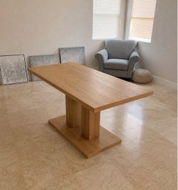 Brand New Modern Oak Dining Table – 46” – $150 Each OBO