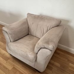 Comfy Beige Armchair