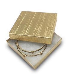 Set of 77 gold jewelry boxes