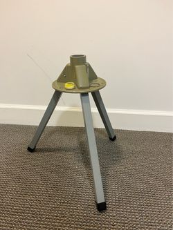 Survey Tripod Head with Bubble Level