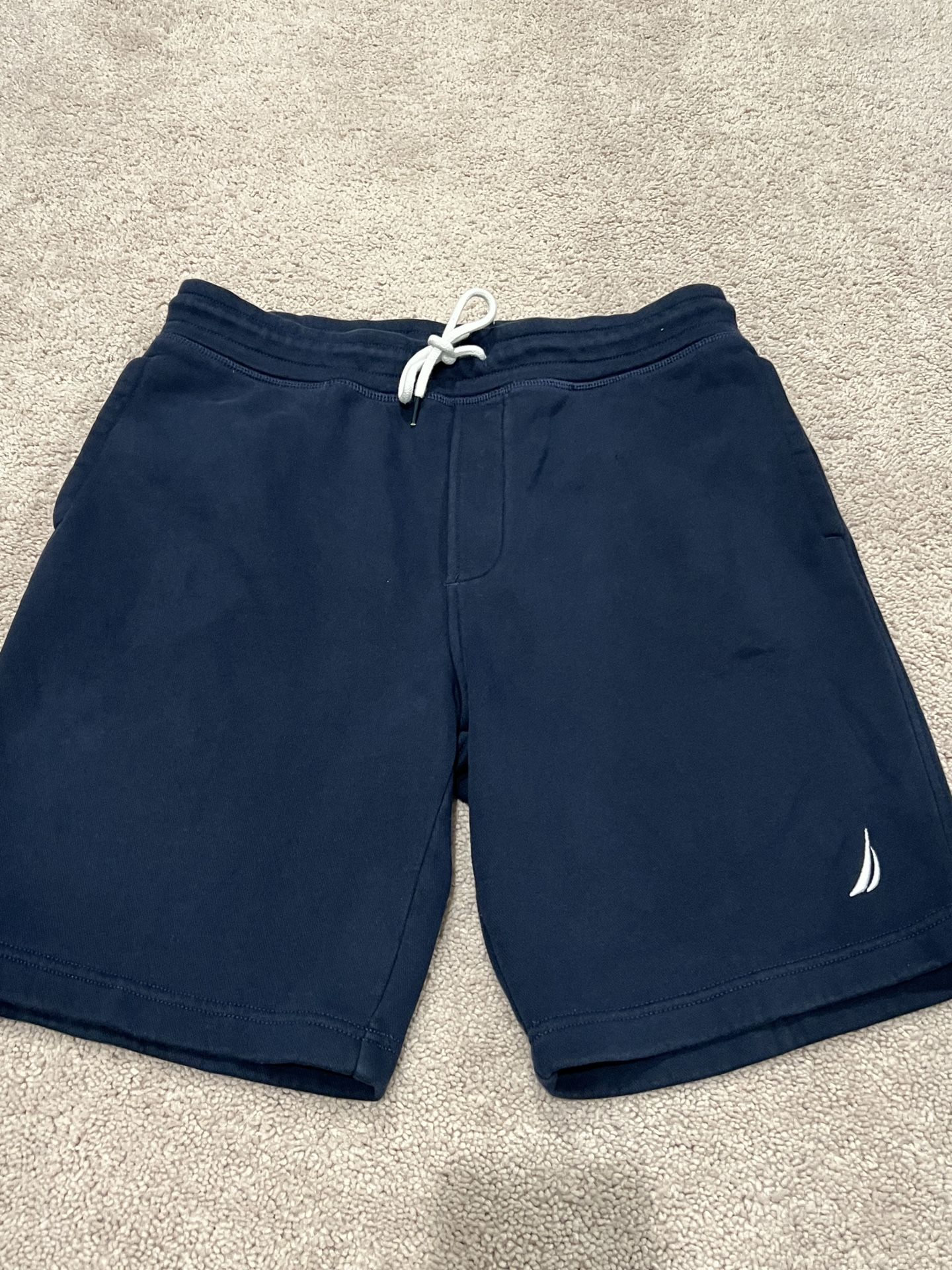 Nautical fleece shorts