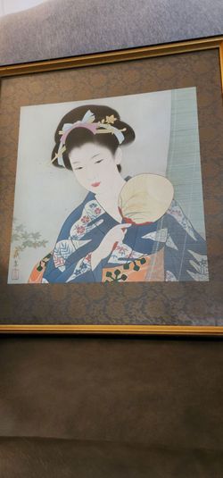 Geisha girl portrait