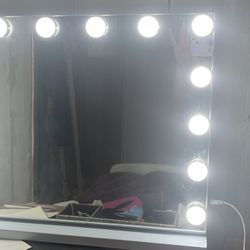 Vanity Mirror W/ Lights And USB Plug